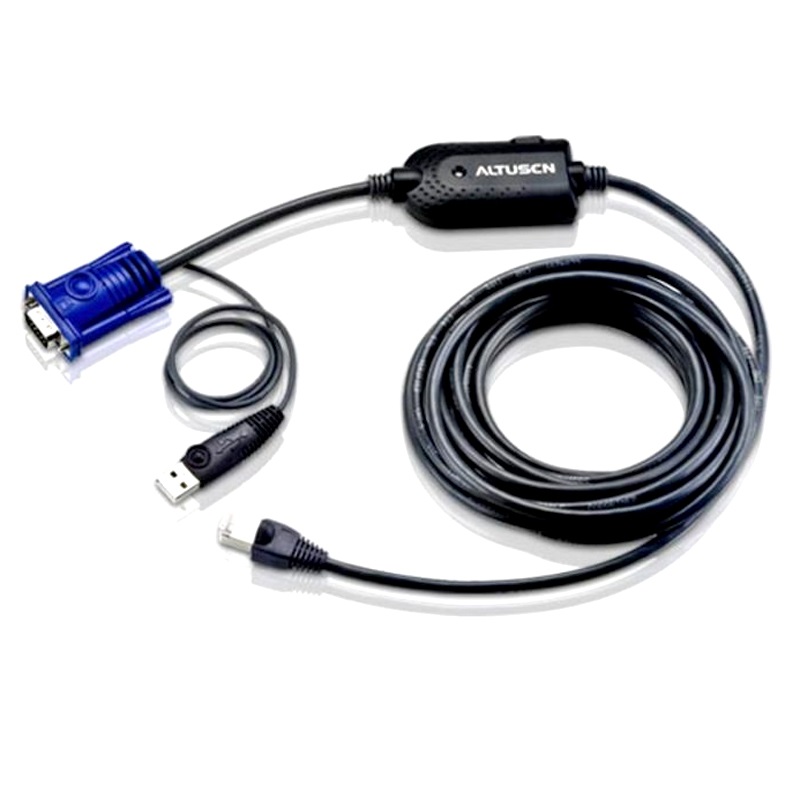 Aten KVM Cable Adapter with RJ45 Male 4.5M cable to VGA &