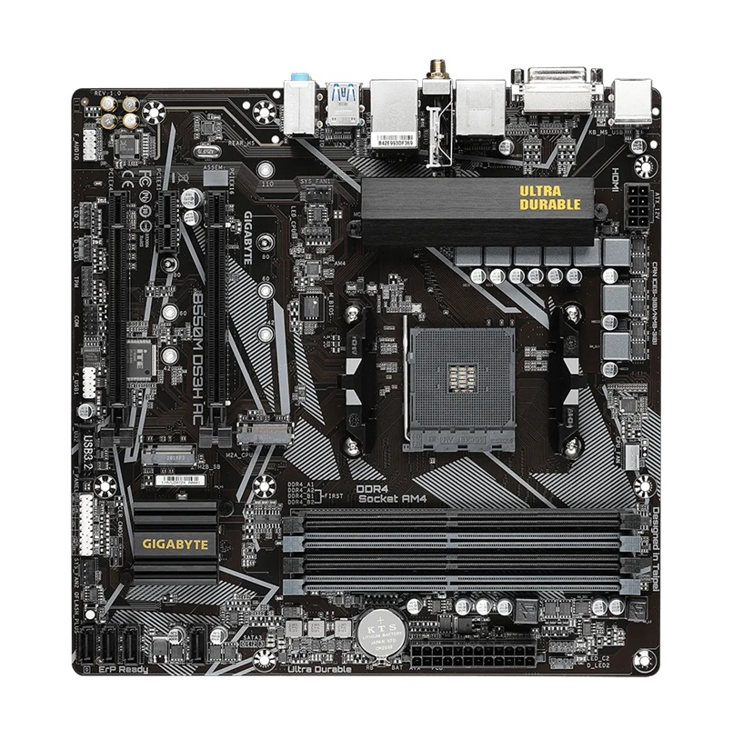 Gigabyte B550M DS3H AC AM4 Ryzen mATX Motherboard