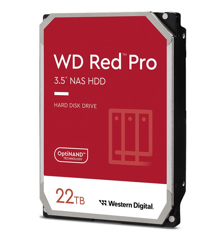 Western Digital WD Red Pro 22TB 3.5" NAS HDD SATA3 7200RPM