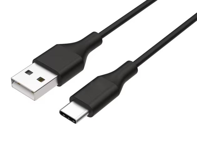 8ware 1m USB-C Type-C Data Sync Charger Cable Black Strong