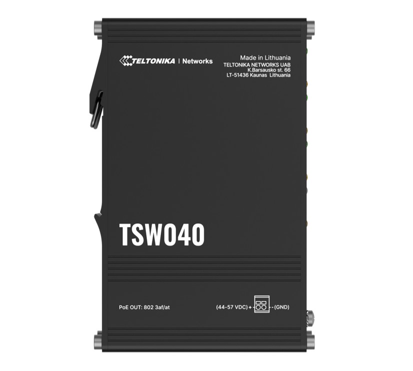 Teltonika TSW040 - 8-port PoE+ Switch (7-57 VDC