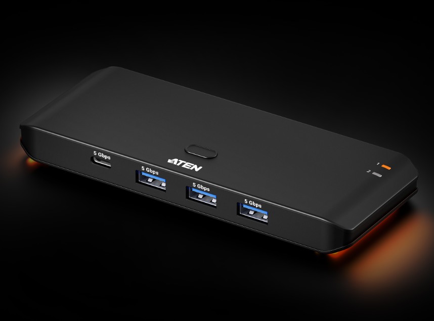 Aten Essential 2x4 USB 3.2 Gen 1 Sharing Switch