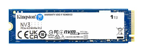 Kingston SNV3S NV3 1TB PCle 4.0x4 NVMe M.2 2280 SSD 6000