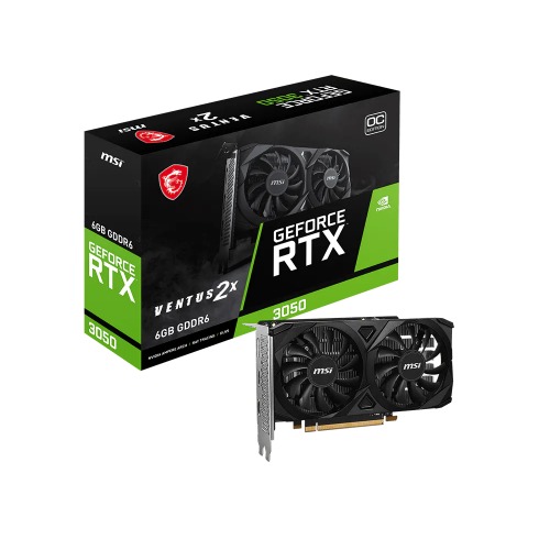 MSI GeForce RTX 3050 VENTUS 2X E 6G OC