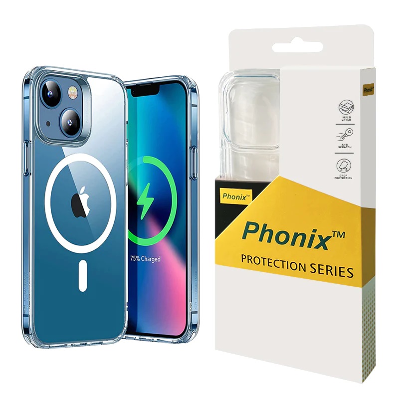 Phonix Apple iPhone 13 Pro (6.1") Clear Rock Shockproof Case