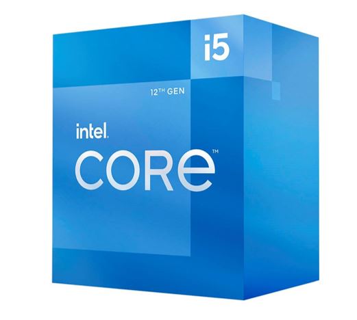 Intel i5 12400 CPU 2.5GHz (4.4GHz Turbo) 12th Gen LGA1700