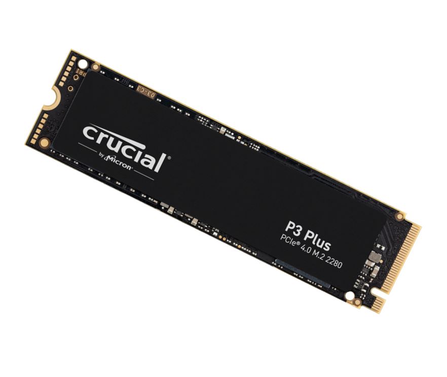 Crucial P3 Plus 500GB Gen4 NVMe SSD 4700/1900 MB/s R/W