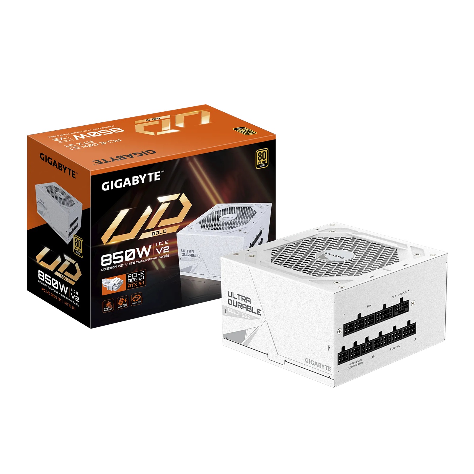 Gigabyte UD850GM PG5 850W ICE ATX PSU Power Supply 80 PLUS