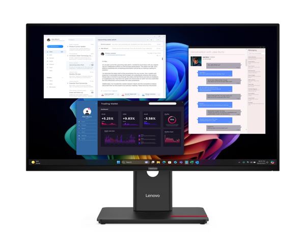 LENOVO ThinkVision T27UD-40 27" UHD USB-C Dock Monitor 4K