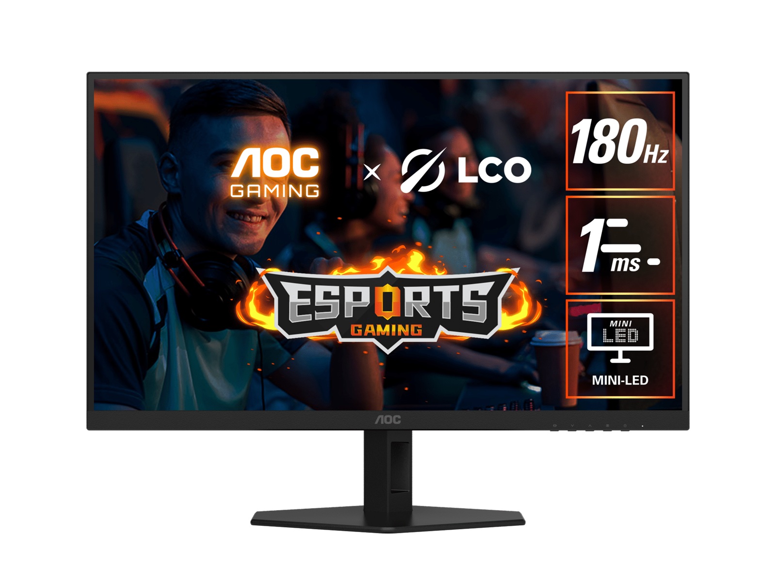 AOC 27" QD-MiniLED Monitor – QHD 180Hz