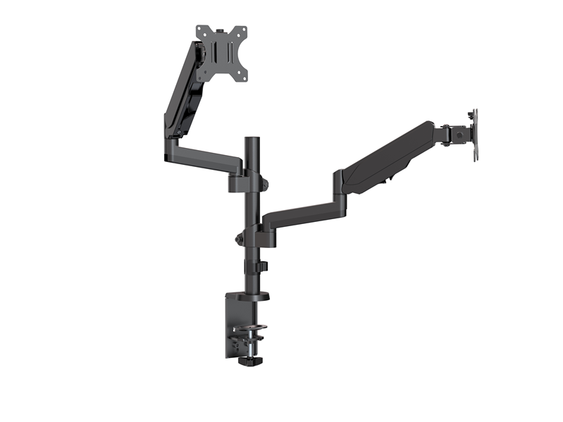 Brateck Dual Monitor Full Extension Gas Spring Dual Monitor