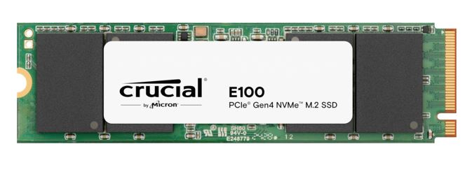 Crucial E100 480GB Gen4 NVMe SSD 4700/2500 MB/s R/W 60TBW
