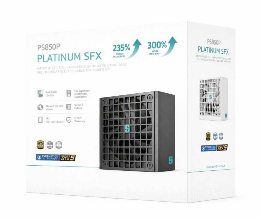 DeepCool PS850P 850W Gamer Storm SFX12V V4.1 & ATX12V V3.1M