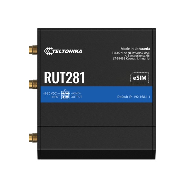 Teltonika RUT281 COMPACT GLOBAL LTE CAT 4 ROUTER