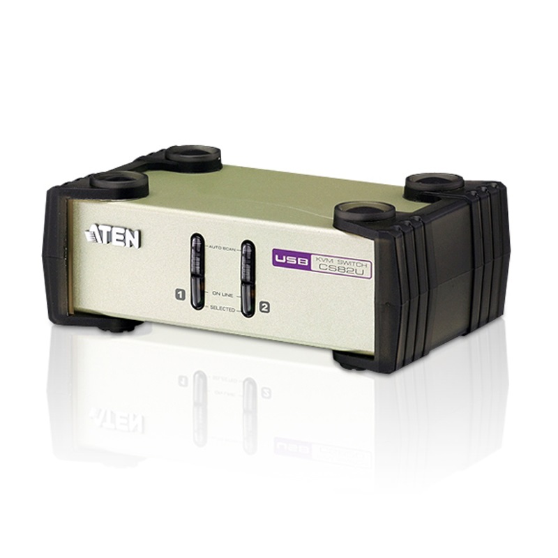 Aten Desktop KVM Switch 2 Port Single Display VGA