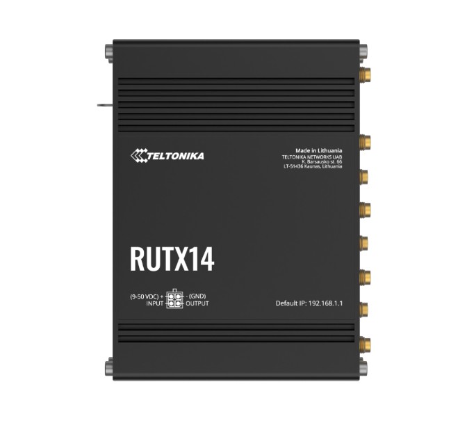 Teltonika RUTX14 4G LTE CAT12 Industrial Cellular Router