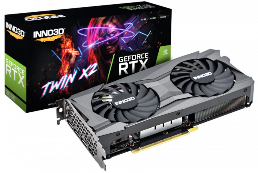 INNO3D nVidia GeForce RTX 3060 TWIN X2 12G GDDR6