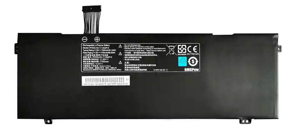 Battery 6cell 11.55V 7900mAh 91.24Wh for Leader SC568