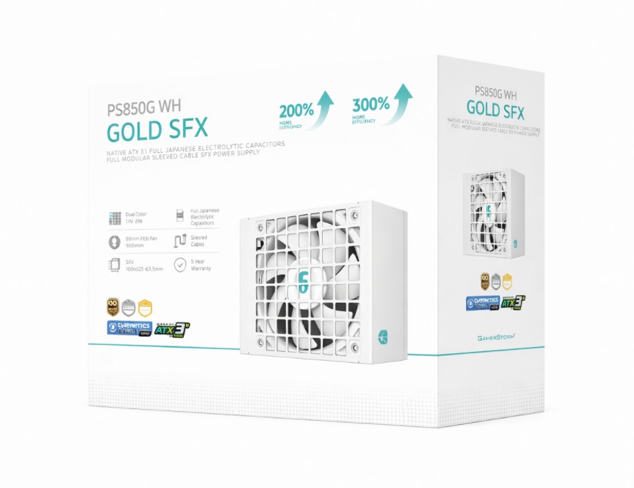DeepCool PS850G WH 850W Gamer Storm SFX