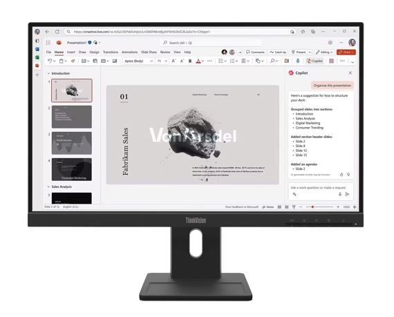 LENOVO ThinkVision E22-40 21.5-22" FHD IPS Monitor 1920x1080