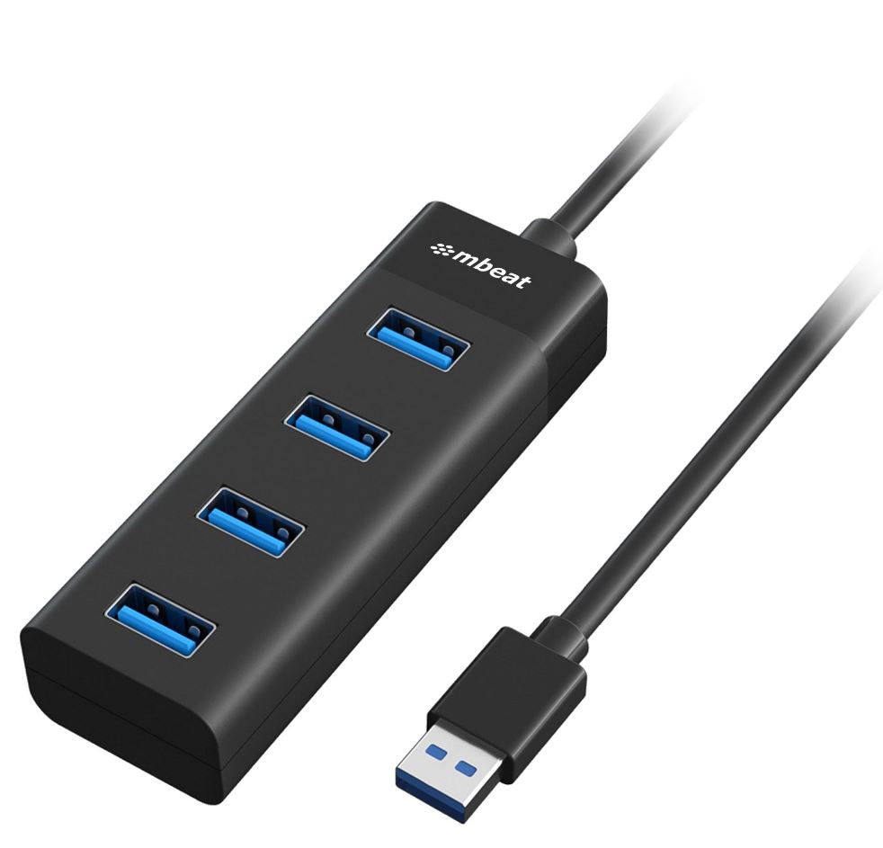 mbeat® 4-Port USB 3.0 Hub