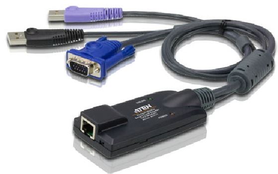 Aten VGA USB Virtual Media KVM Adapter with Smart Card