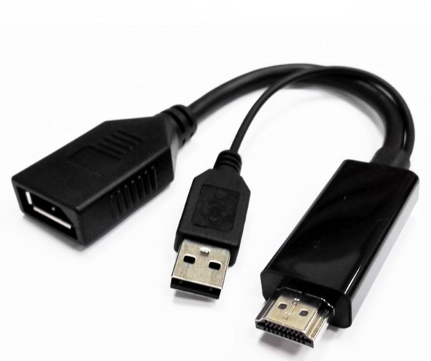 8Ware 4K HDMI to DP DisplayPort Male to Female Active