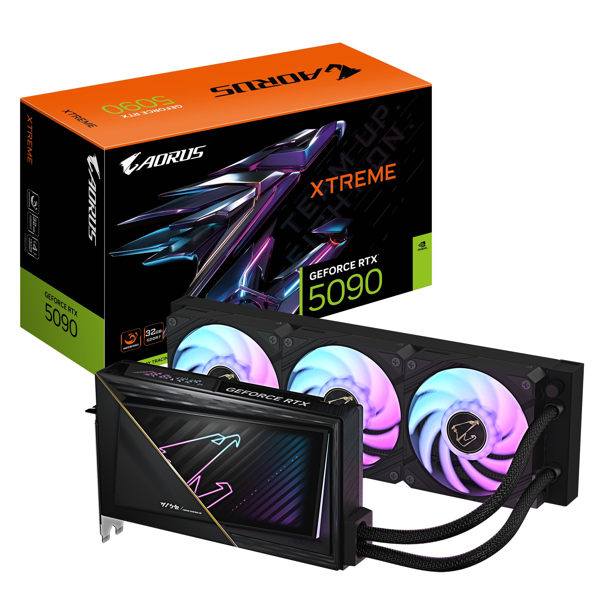 Gigabyte AORUS GeForce RTX™ 5090 XTREME WATERFORCE 32G