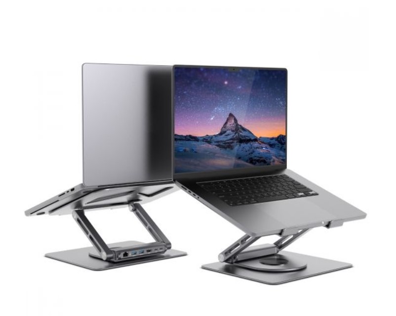 mbeat® Stage S12 Rotating Laptop Stand with USB-C Docking