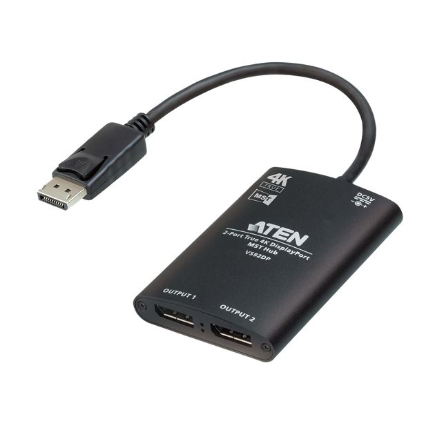 Aten VS92DP Video Splitter 2-Port True 4K resolution for