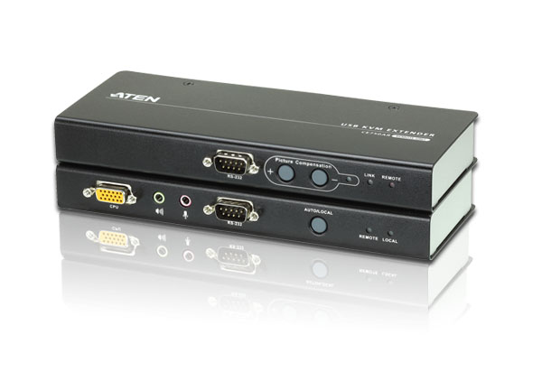 Aten KVM Extender Kit VGA/Audio Cat 5 Extender w/ Local