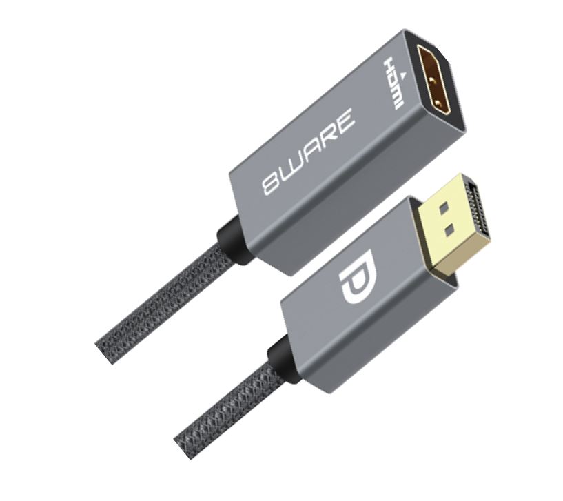 8ware DisplayPort DP to HDMI Adapter Converter Cable 15cm