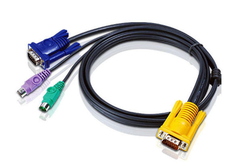 Aten KVM Cable 3m with VGA & PS/2 to 3in1 SPHD to suit CS7xE