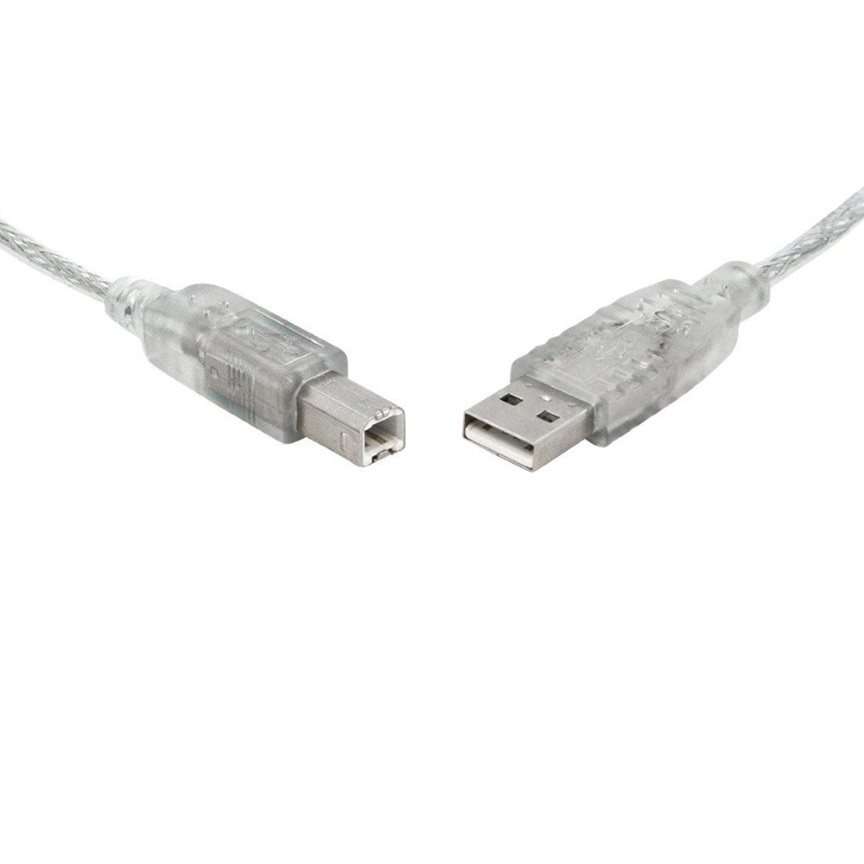8Ware USB 2.0 Cable 0.5m / 50cm USB-A to USB-B Male to Male