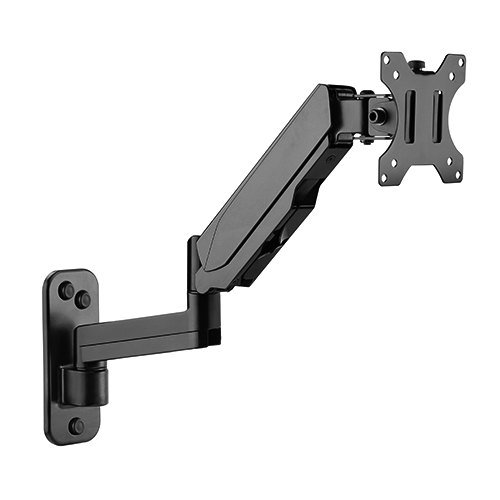 Brateck Single Screen Wall Mounted Articulating Gas Spring