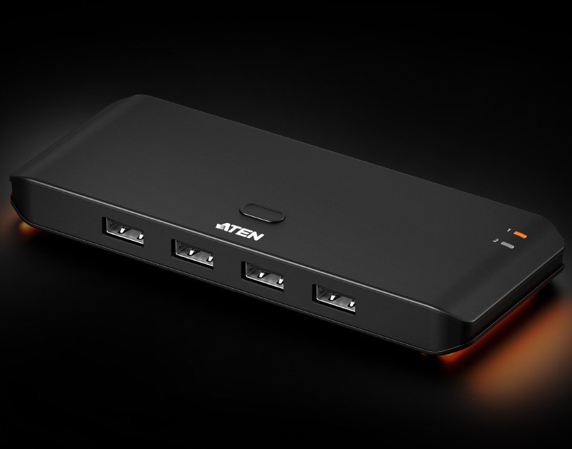 Aten Essential 2x4 USB 2.0 Sharing Switch