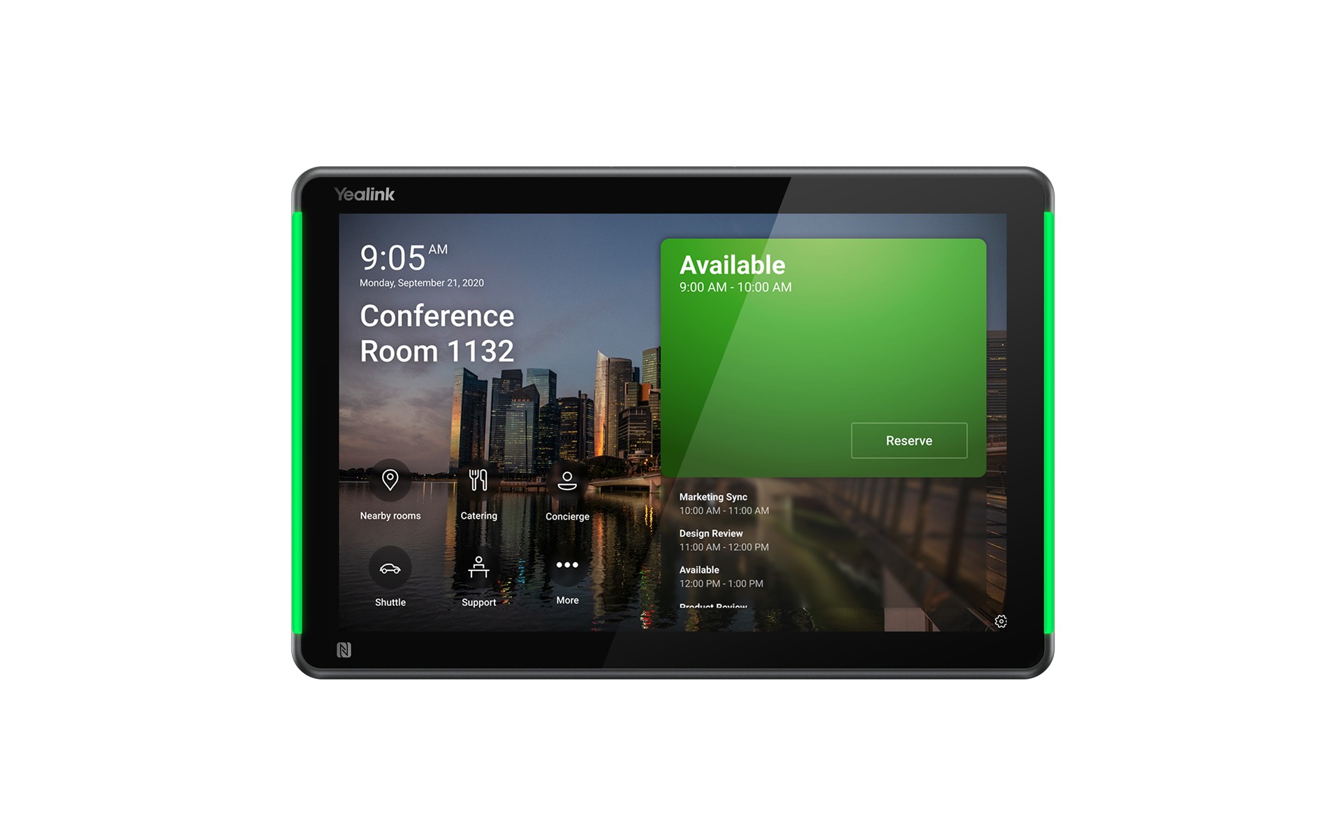Yealink RoomPanel Plus E2- Black Android 13 OS Touch Screen