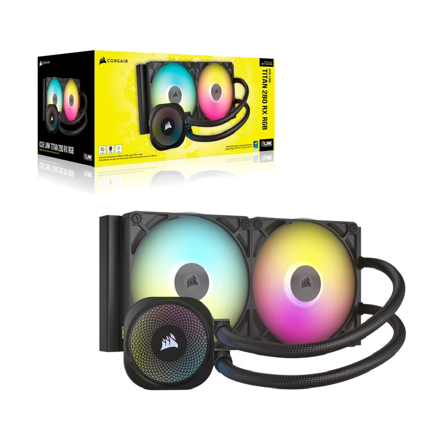 Corsair iCUE LINK TITAN 280 RX RGB AIO Liquid CPU Cooler