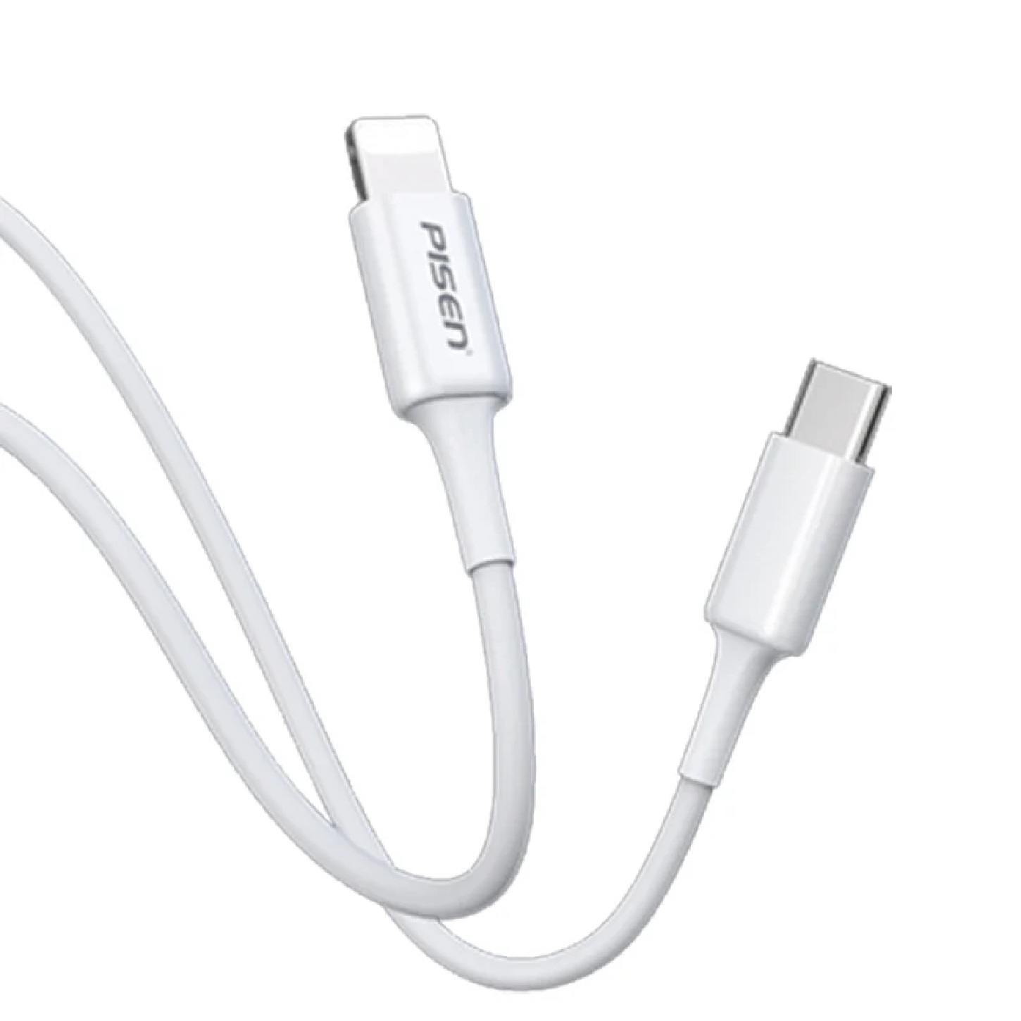 Pisen Mr White Lightning to USB-C PD Fast Charge Cable (1M)