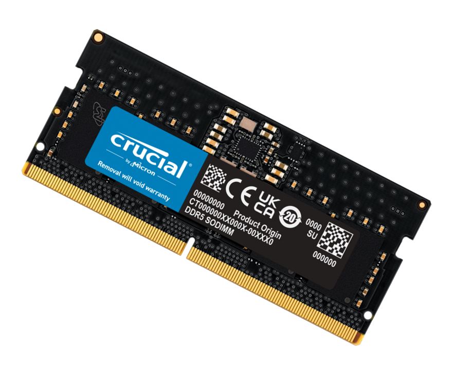 Crucial 32GB (1x32GB) DDR5 SODIMM 5600MHz CL46 Notebook