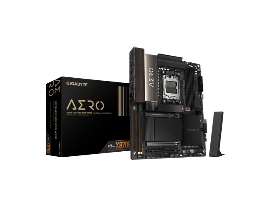 Gigabyte X870E AERO X3D DK WOOD AM5 DDR5 256GB USB4 Wi-Fi7