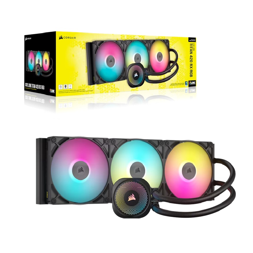 Corsair iCUE LINK TITAN 420 RX RGB AIO Liquid CPU Cooler
