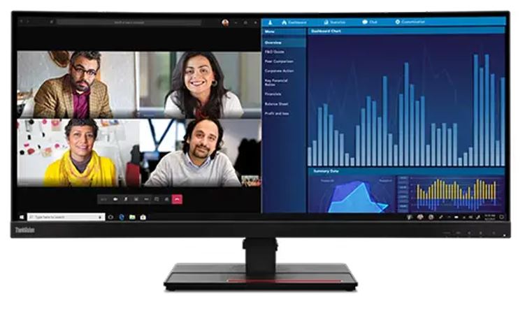 LENOVO ThinkVision P34W-20 34" 60Hz QHD IPS Monitor 4K