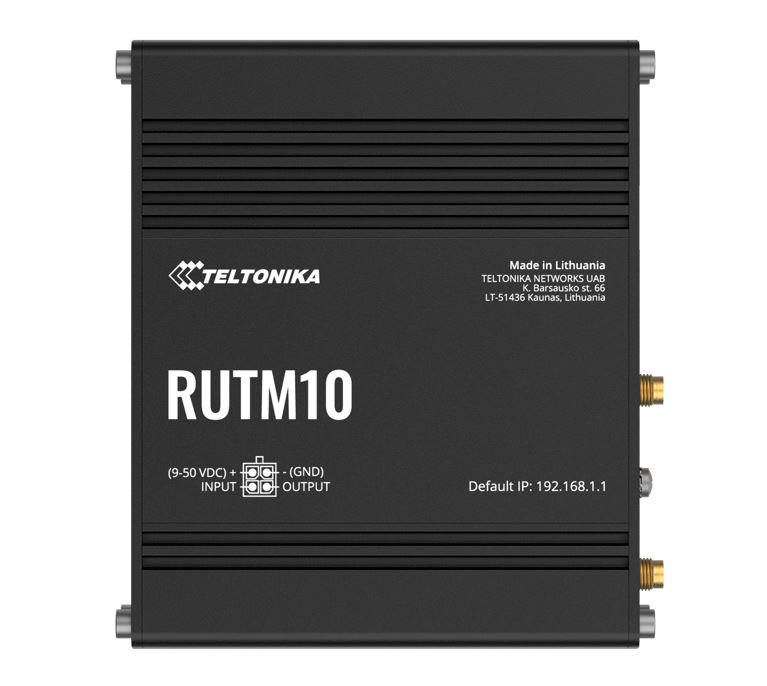 Teltonika RUTM10 wired with 4x Gigabit Ethernet ports