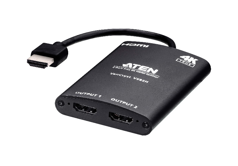 Aten Video Splitter 2 Port HDMI True 4K Compact Splitter