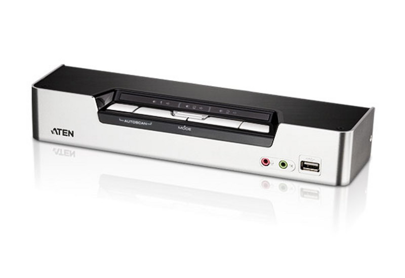 Aten Desktop KVMP Switch 4 Port Single Display HDMI w/ Dolby