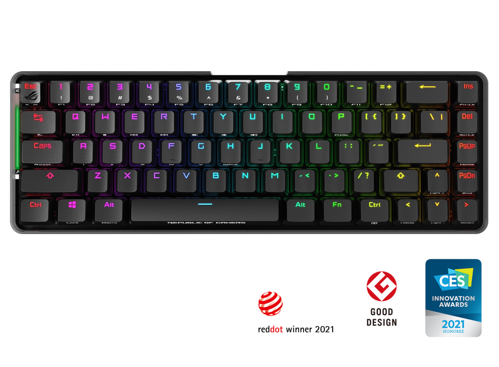 ASUS M601 ROG FALCHION NX Red Switch Compact 65% Wireless