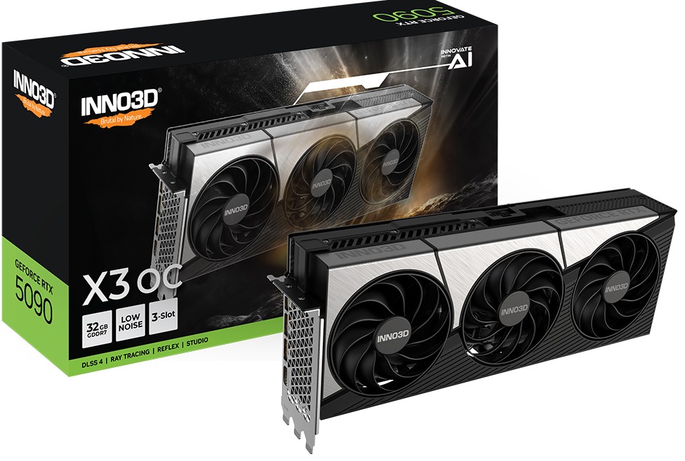 INNO3D nVidia GeForce RTX 5090 X3 OC 32GB GDDR7 2452MHz