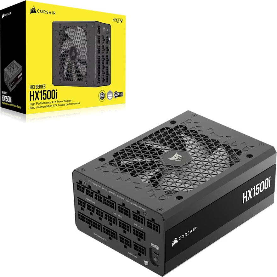Corsair HX1500i Fully Modular Ultra-Low Noise Platinum ATX