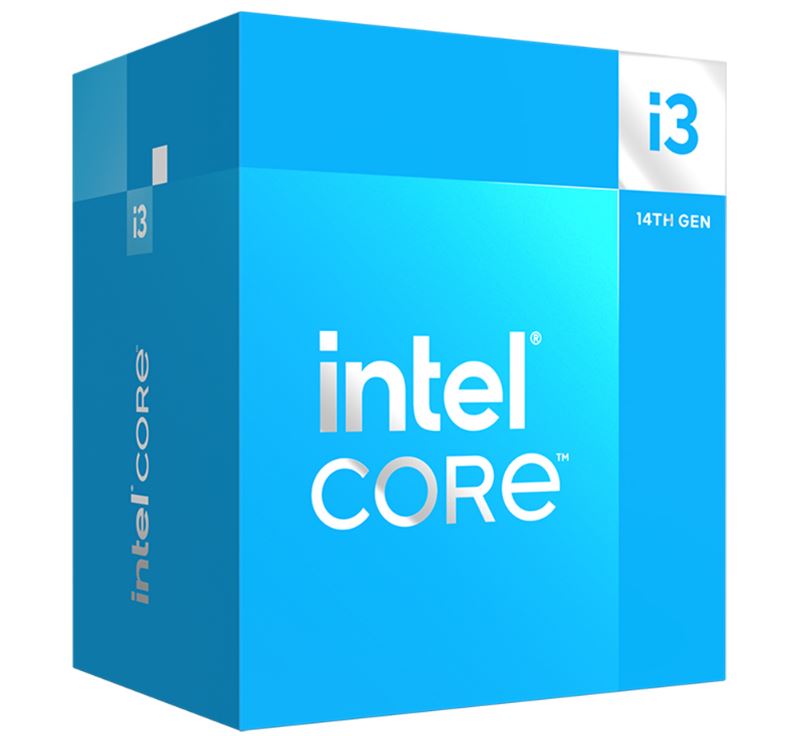 Intel i3 14100 CPU 3.5GHz (4.7GHz Turbo) 14th Gen LGA1700